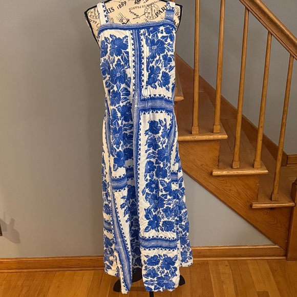Sonoma Dresses & Skirts - Blue Floral Maxi Dress